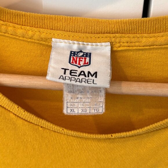 Vintage Yellow and Black Pittsburgh Steelers Graphic T-shirt Size XL NFL - Picture 2 of 6